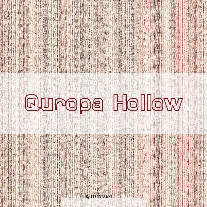 Quropa Hollow example
